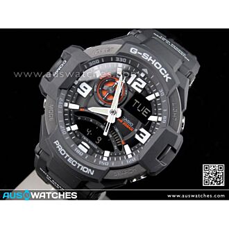 Casio G-Shock Gravity Defier Compass Thermometer Sport Watch GA-1000-1A, GA1000