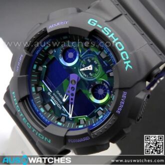 Casio G-Shock Analog Digital Retro Sports Watch GA-100BL-1A, GA100BL