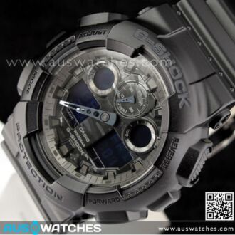 Casio G-Shock Camouflage Black Analog Digital Display Watch GA-100CF-1A, GA110BC