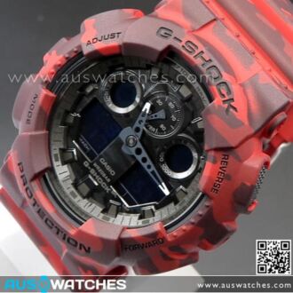 Casio G-Shock Camouflage World time Military Watch GA-100CM-4A, GA100CM