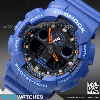 Casio G-Shock Bi-Color Analog Digital 200M Sport Watch GA-100L-2A, GA100L