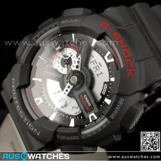 Casio G-Shock Black Analog Digital Display Watch GA-110-1A, GA110