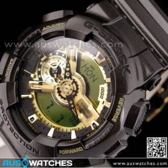 Casio G-Shock Brown Gold 200M World Time Watch GA-110BR-5A, GA110BR