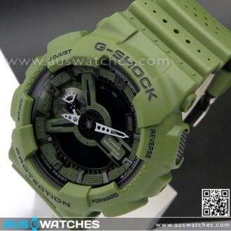 Casio G-Shock 200M Analog Digital Punching Pattern Sport Watch GA-110LP-3A, GA110LP