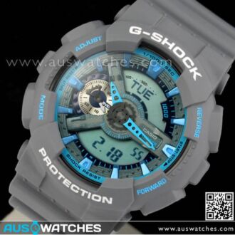 Casio G-Shock Matte Finish Analog Digital Display Watch GA-110TS-8A2, GA110TS