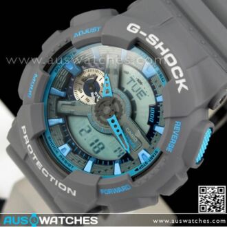 Casio G-Shock Matte Finish Analog Digital Display Watch GA-110TS-8A2, GA110TS