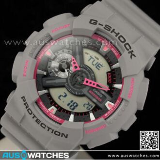 Casio G-Shock Matte Finish Analog Digital Display Watch GA-110TS-8A4, GA110TS