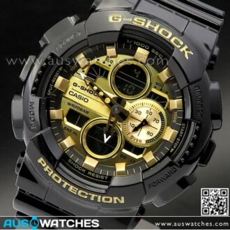Casio G-Shock Analog Digital Gold Watch GA-140GB-1A1, GA140GB