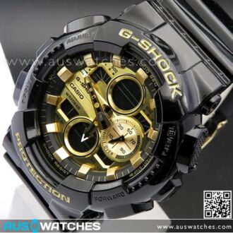 Casio G-Shock Analog Digital Gold Watch GA-140GB-1A1, GA140GB