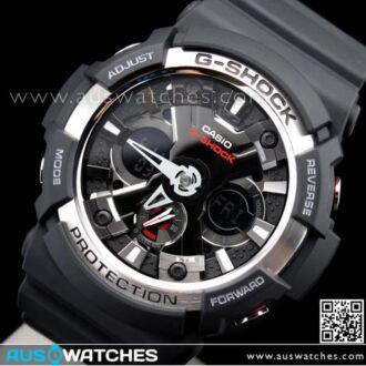 Casio G-Shock Analog Digital Black World Time Watch GA-200-1A, GA200