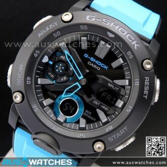 Casio G-Shock Carbon Core Guard Structure Watch GA-2000-1A2, GA2000