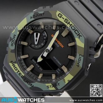 Casio G-Shock Carbon Core Guard Utility Colour Edition Watch GA-2100SU-1A, GA2110SU