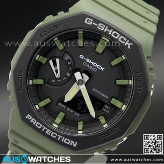 Casio G-Shock Carbon Core Guard Utility Colour Edition Watch GA-2110SU-3A, GA2110SU