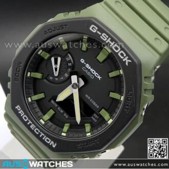 Casio G-Shock Carbon Core Guard Utility Colour Edition Watch GA-2110SU-3A, GA2110SU