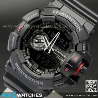 Casio G-Shock 200M Analog Digital Sport Watch GA-400-1B, GA400