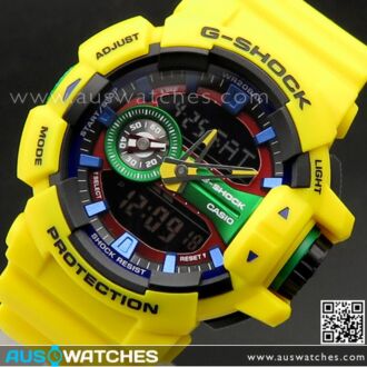 Casio G-Shock 200M Analog Digital Sport Watch GA-400-9A, GA400