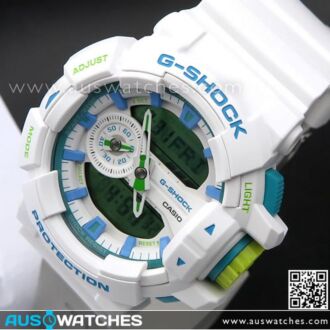 Casio G-Shock 200M Analog Digital Black & Red Sport Watch GA-400WG-7A, GA400WG