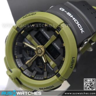 Casio G-Shock Analog Digital Dual Coil Motor 200M Sport Watch GA-500P-3A, GA500P