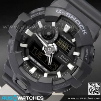 Casio G-Shock Analog Digital 200M Super illuminator Sport Watch GA-700-1B, GA700