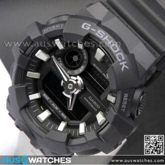 Casio G-Shock Analog Digital 200M Super illuminator Sport Watch GA-700-1B, GA700