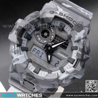 Casio G-Shock Analog Digital Super illuminator Camouflage Watch GA-700CM-2A, GA700CM