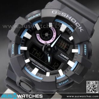Casio G-Shock Analog Digital 200M Super illuminator Sport Watch GA-700SE-1A2, GA700SE