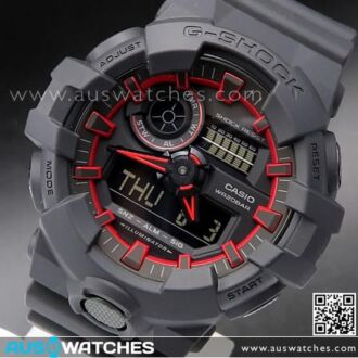 Casio G-Shock Analog Digital 200M Super illuminator Sport Watch GA-700SE-1A4, GA700SE