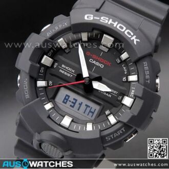 Casio G-Shock Mid-Size Analog Digital 200M Super illuminator Watch GA-800-1A, GA800