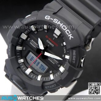 Casio G-Shock Mid-Size Analog Digital 200M Super illuminator Watch GA-800-1A, GA800