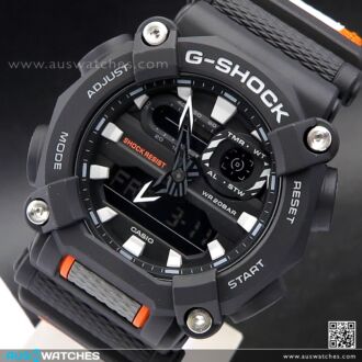 Casio G-Shock Orange Nylon Strap Watch GA-900C-1A4, GA900C