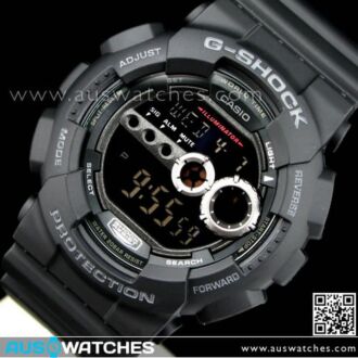 Casio G-Shock High-Intensity LED Extra Large GD-100-1B, GD100