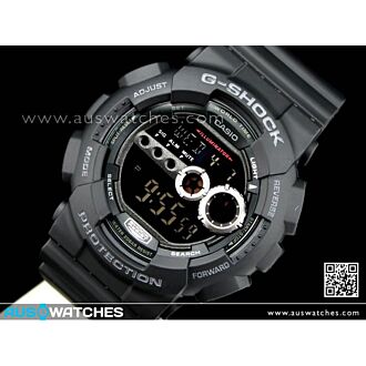 Casio G-Shock High-Intensity LED Extra Large GD-100-1B, GD100