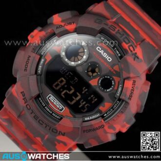 Casio G-SHOCK Military Camouflage Sport Watch GD-120CM-4, GD120CM