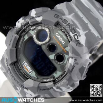 Casio G-SHOCK Military Camouflage Sport Watch GD-120CM-8, GD120CM