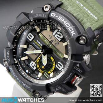 Casio G-Shock Mudmaster Master of G Twin Sensor Sport Watch GG-1000-1A3, GG1000