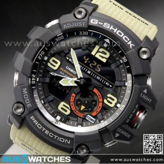 Casio G-Shock Mudmaster Master of G Twin Sensor Sport Watch GG-1000-1A5, GG1000