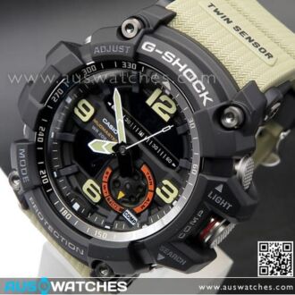 Casio G-Shock Mudmaster Master of G Twin Sensor Sport Watch GG-1000-1A5, GG1000