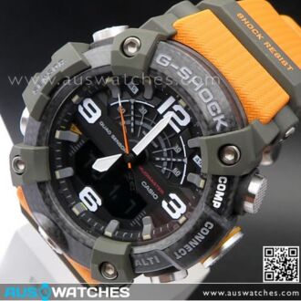 Casio G-Shock Mudmaster Quad Sensor Carbon Fiber Bluetooth Watch GG-B100-1A9