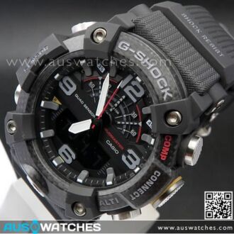 Casio G-Shock Mudmaster Quad Sensor Carbon Fiber Bluetooth Watch GG-B100-1A