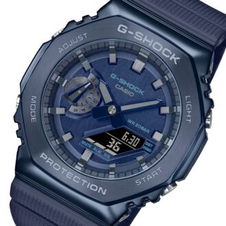 Casio G-Shock G-Steel Metal-Clad Blue Sport Watch GM-2100N-2A