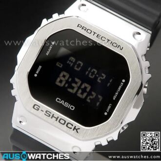 Casio G-Shock Stainless Steel Bezel Watch GM-5600-1, GM5600