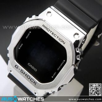 Casio G-Shock Stainless Steel Bezel Watch GM-5600-1, GM5600