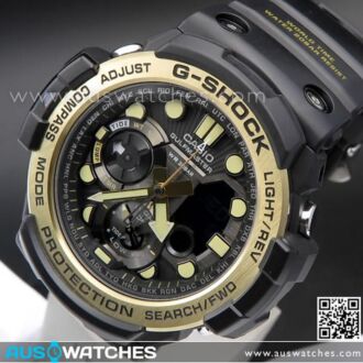 Casio G-Shock GULFMASTER Compass Moon Tide Graph Sport Watch GN-1000GB-1A, GN1000GB