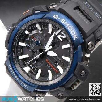 Casio G-Shock GPS Hybrid Solar Radio Black Resin Watch GPW-2000-1A2, GPW2000