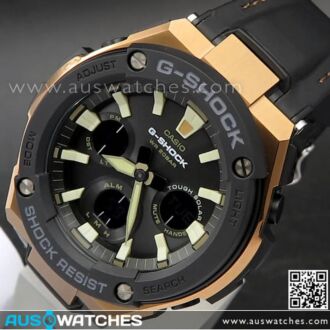 Casio G-Shock G-Steel Layer Guard Structure Tough Solar Mens Watch GST-S120L-1A, GSTS120L