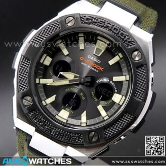 Casio G-Shock G-Steel Analog Digital Solar Watch GST-S330AC-3A, GSTS330AC