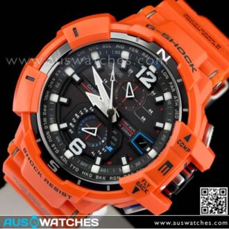 Casio G-Shock GRAVITYMASTER Solar Wave Multiband 6 Watch GW-A1100R-4A, GWA1100R