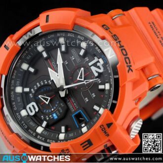 Casio G-Shock GRAVITYMASTER Solar Wave Multiband 6 Watch GW-A1100R-4A, GWA1100R