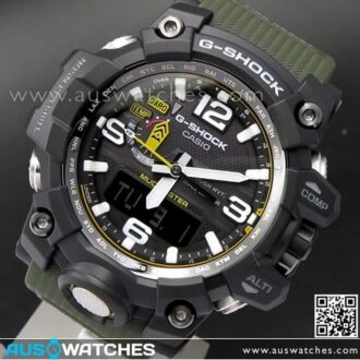 Casio G-Shock MUDMASTER Triple Sensor Solar Multiband 6 Watch GWG-1000-1A3, GWG1000