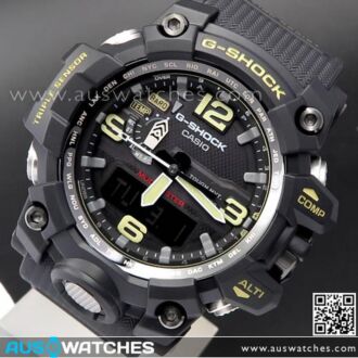 Casio G-Shock MUDMASTER Triple Sensor Solar Multiband 6 Watch GWG-1000-1A, GWG1000